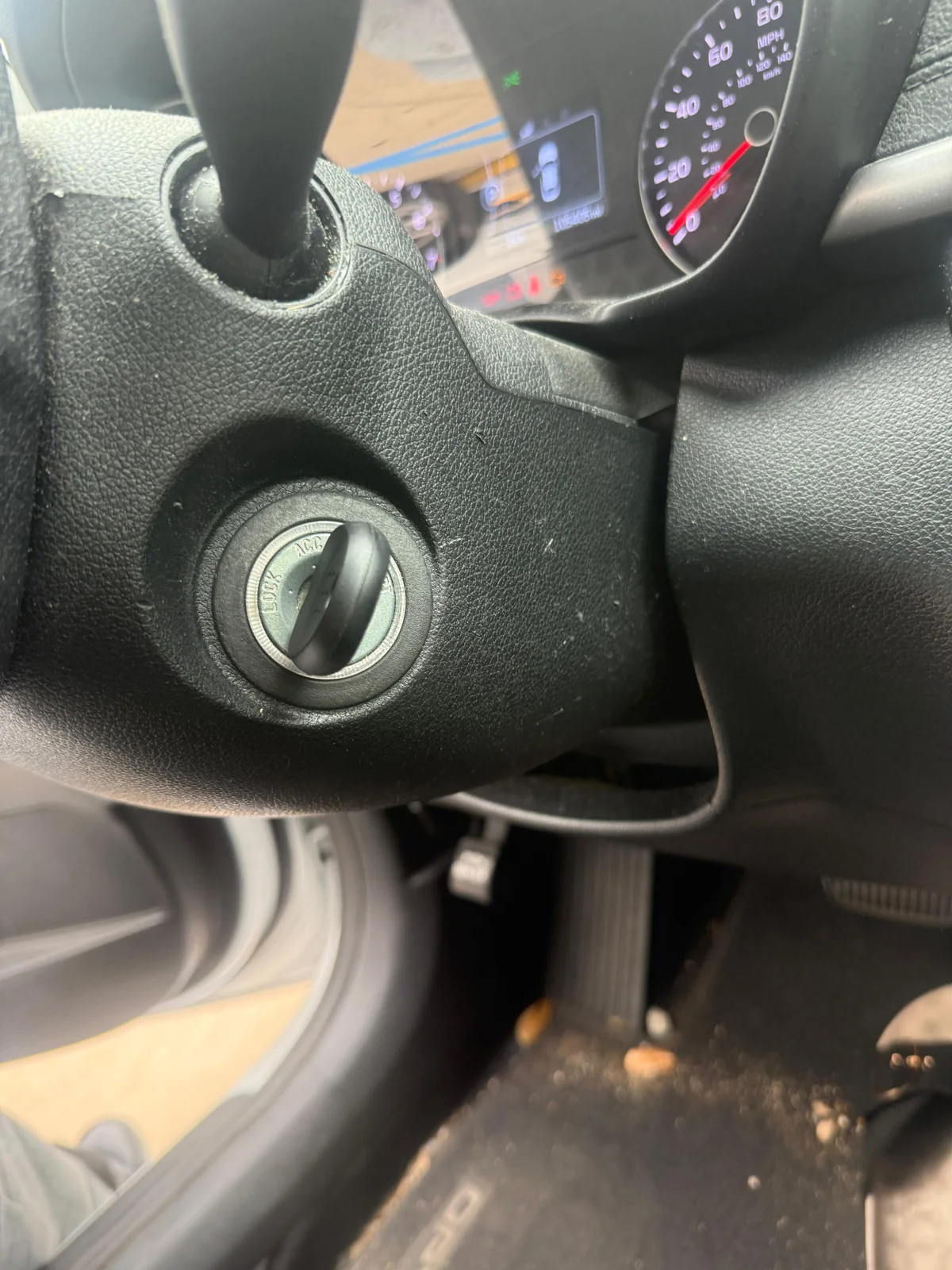 vehicle key fob checked beside a car, real company service photo 2